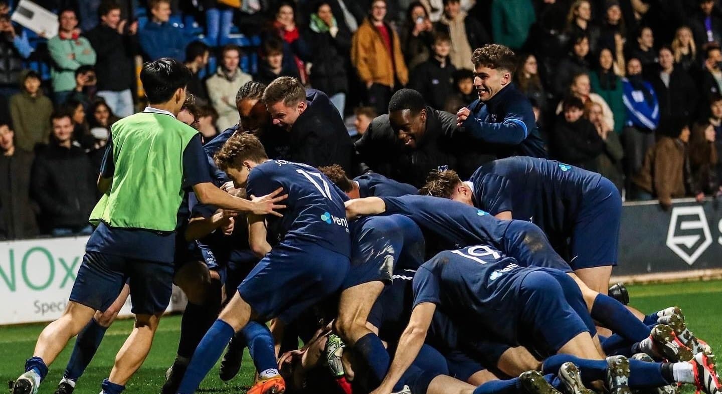 OUAFC players celebrating